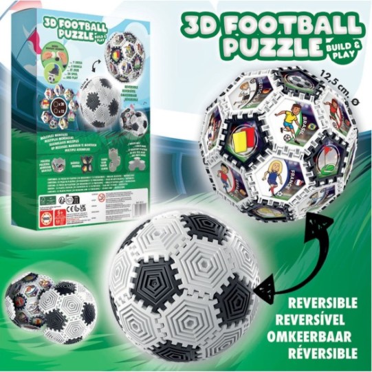    3D Football Puzzle Build & Play