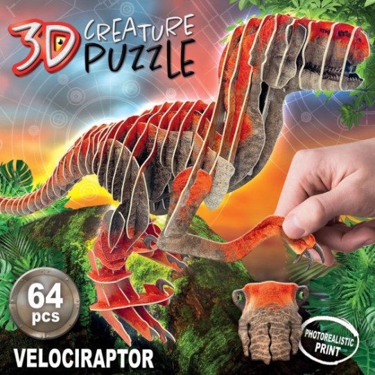    Velociraptor 3D Creature Puzzle