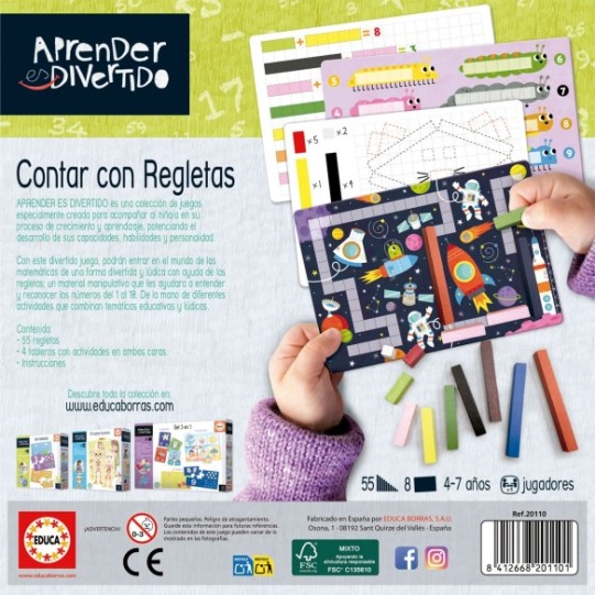 Contar con regletas