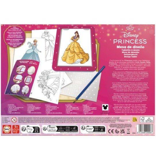 Tablette lumineuse à dessin Disney Princess