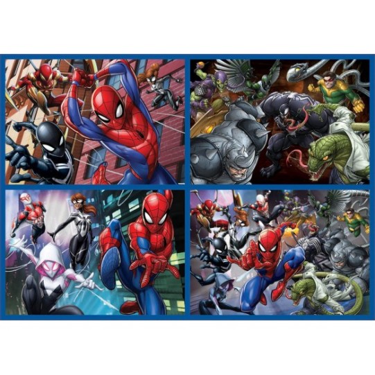    Multi 4 Puzzles Spider-Man 50+80+100+150