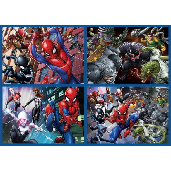    Multi 4 Puzzles Spider-Man 50+80+100+150