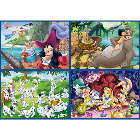    Multi 4 Puzzles Clásicos Disney 50+80+100+150