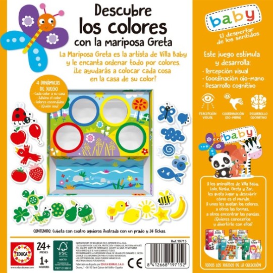    Descubre los colores con la mariposa Greta