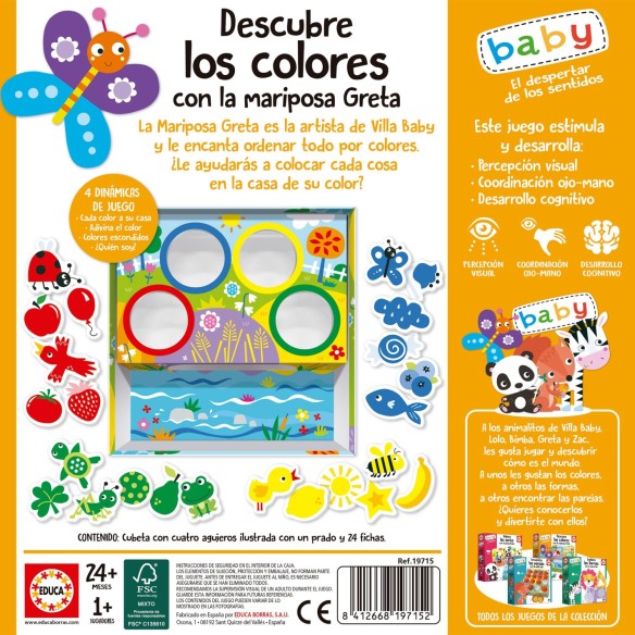 Descubre los colores con la mariposa Greta