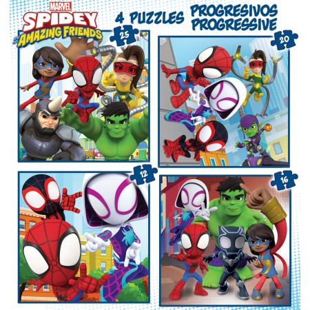 Progresivos Spidey & His Amazing Friends 12+16+20+25 2