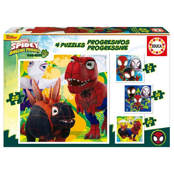 Progresivos Dino Spidey 12+16+20+25