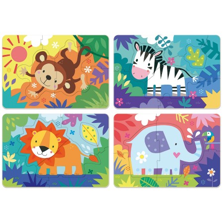 Les Animaux de la Jungle My First Puzzles 2