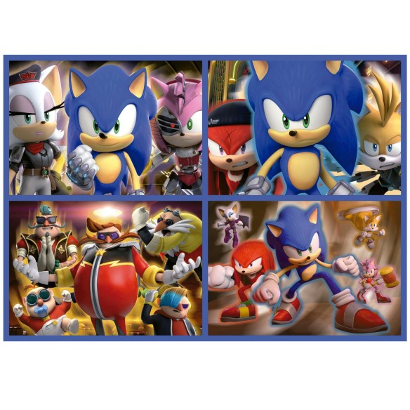    Multi 4 Puzzles Sonic Prime 50+80+100+150 "Neon"