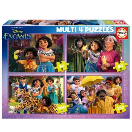 Multi 4 Puzzles Encanto 50+80+100+150