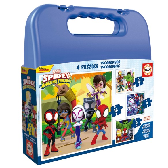 Maleta Progresivos Spidey & His Amazing Friends 6+9+12+16