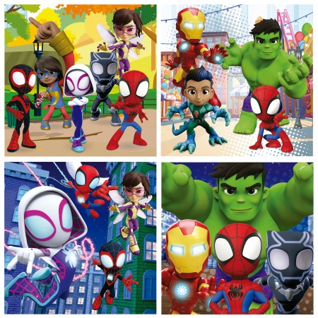 Maleta Progresivos Spidey & His Amazing Friends 6+9+12+16 2