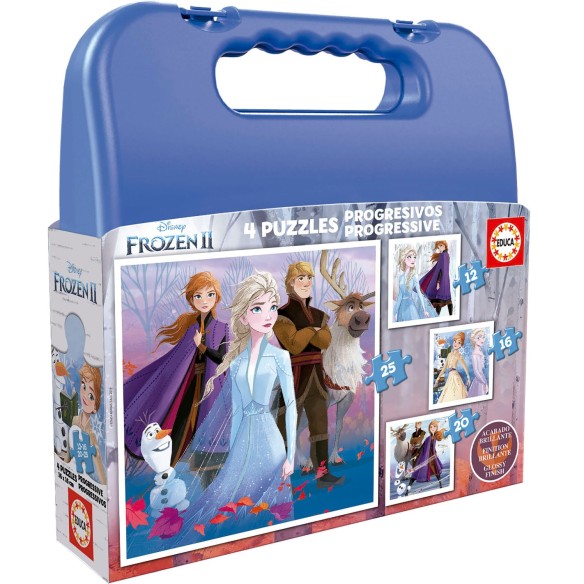 Malette Puzzles Progressifs Reine Des Neiges 2