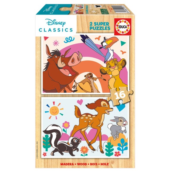 2x16 animaux Disney
