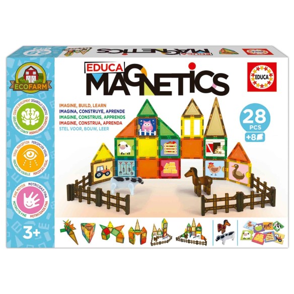 Educa Magnetics Eco Farm 28pcs