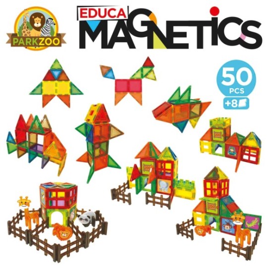    Educa Magnetics Park Zoo 50 Pcs