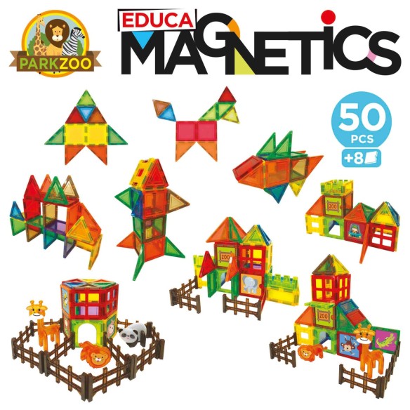    Educa Magnetics Park Zoo 50 Pcs