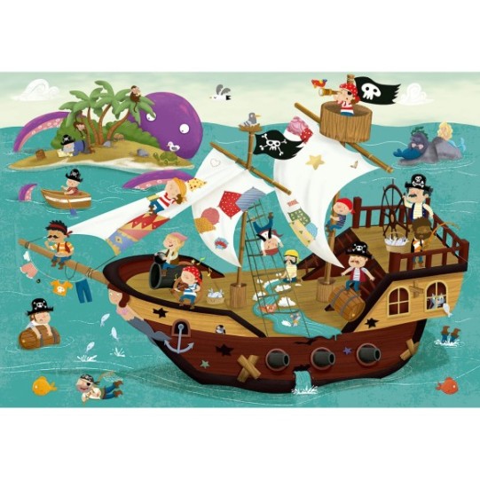 50 Bateau Pirate "Detectives´ Puzzle"
