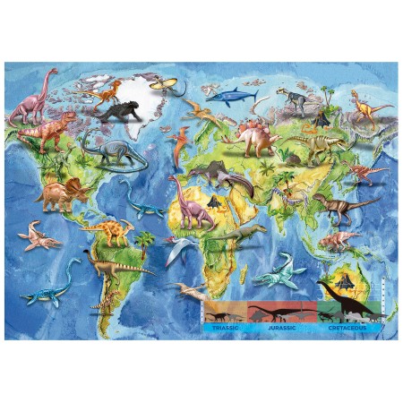 150 Mappemonde Dinosaures 2