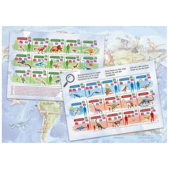   150 Mapamundi Dinosaures