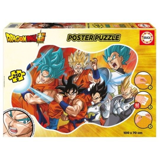 250 Puzzle d'affiche de boule dragon