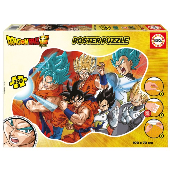 250 Puzzle d'affiche de boule dragon