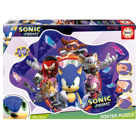 250 Puzzle Sonic Prime Poste