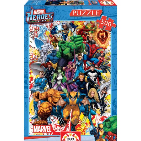 500 Les héros de Marvel