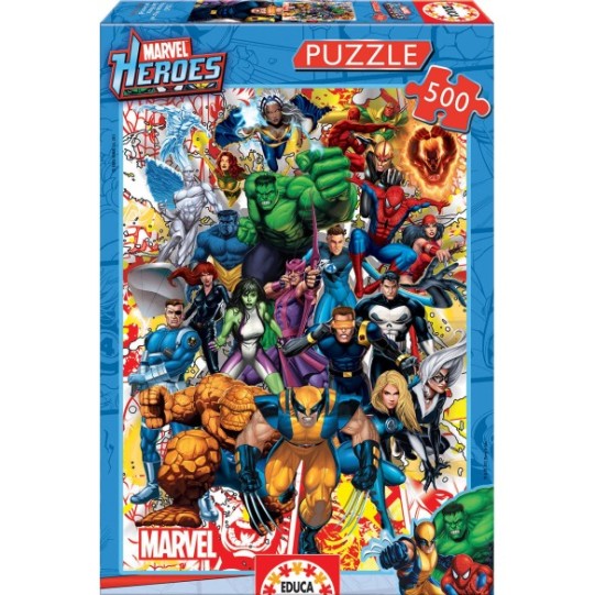 500 Les héros de Marvel