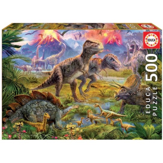 500 Rencontre entre dinosaures