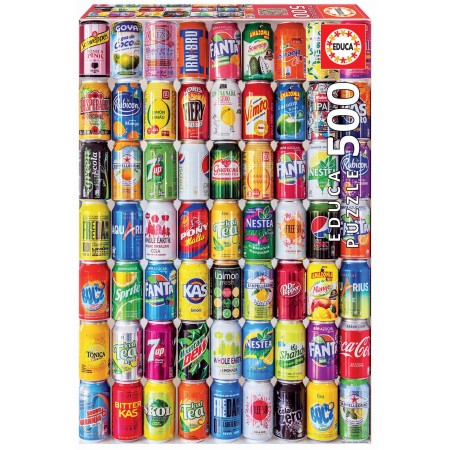 500 Canettes de soda