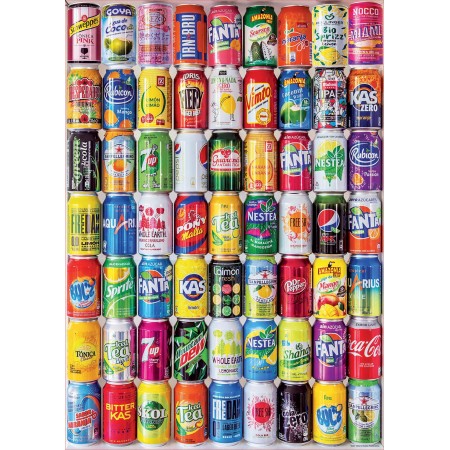 500 Canettes de soda 2