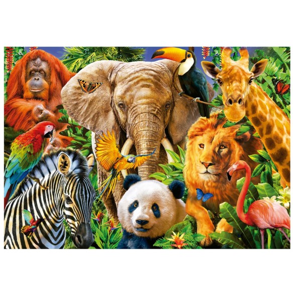 500 Collage Animaux Sauvages