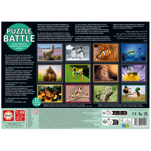 Bataille de puzzle natura