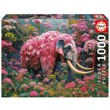 1000 Éléphant Fleuri