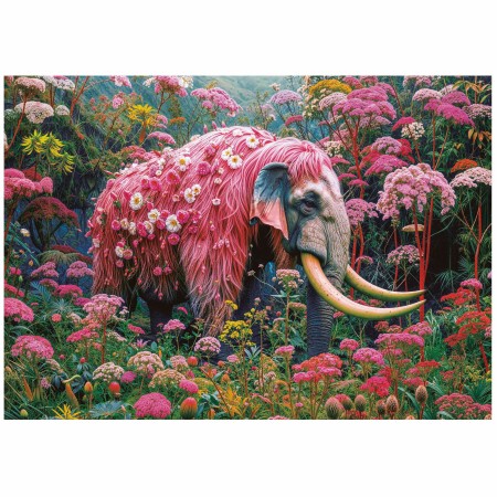 1000 Éléphant Fleuri 2