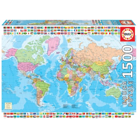 1500 Carte du monde politique