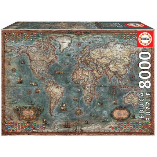 8000 Mappemonde historique