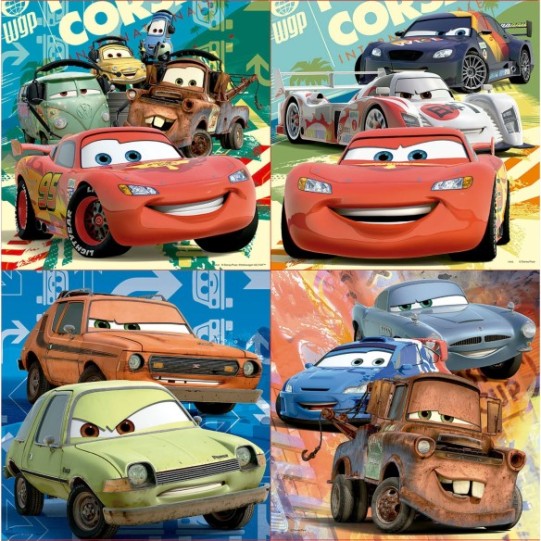 Puzzles Progressifs Cars 2 12+16+20+25