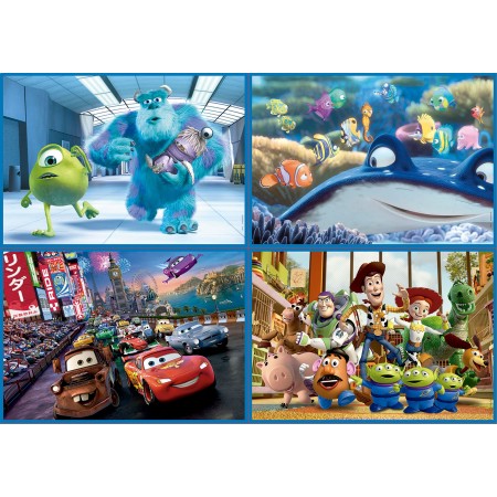 Multi 4 Puzzles Pixar 50+80+100+150 2