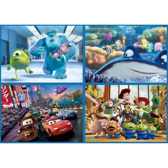   Multi 4 Puzzles Pixar 50+80+100+150