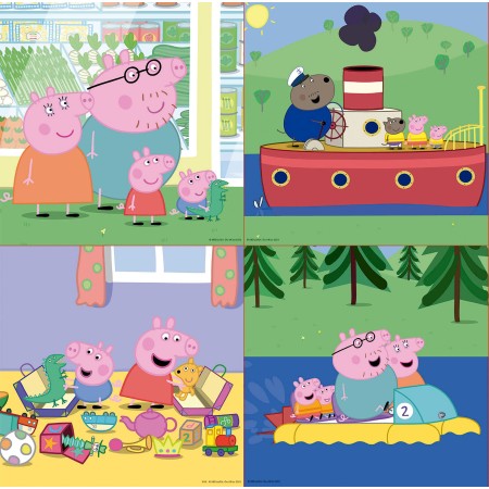 Puzles Progressius Peppa Pig 6+9+12+16 2