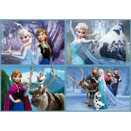 Multi 4 Puzzles Frozen 50+80+100+150 2