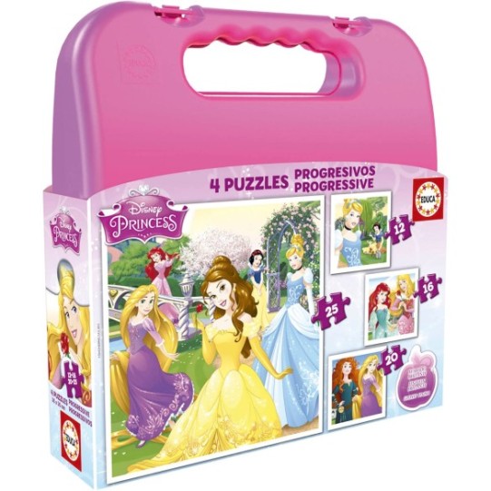 Maleta Progressius Princeses Disney 12+16+20+25