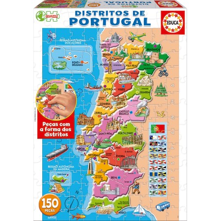150 Puzzle mapa Portugal