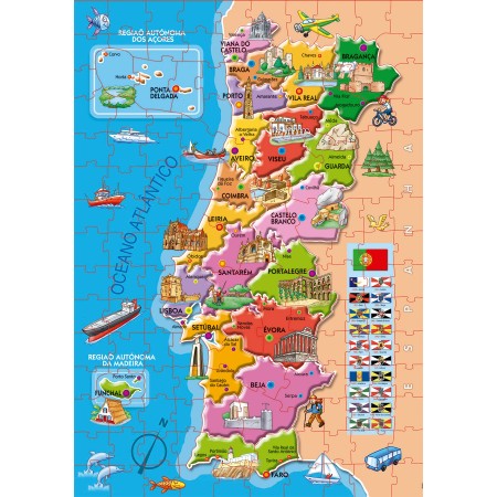150 carte de puzzle Portugal 2