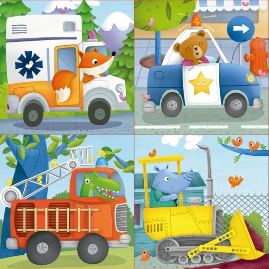Puzzle Progressif Patrouille de sauvetage 6+9+12+16 pcs