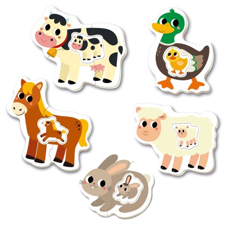Baby Puzzles Animais da quinta 2