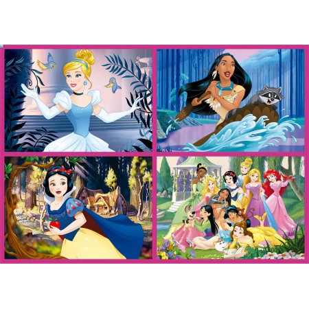Multi 4 puzzles disney princesses 50 + 80 + 100 + 150 2