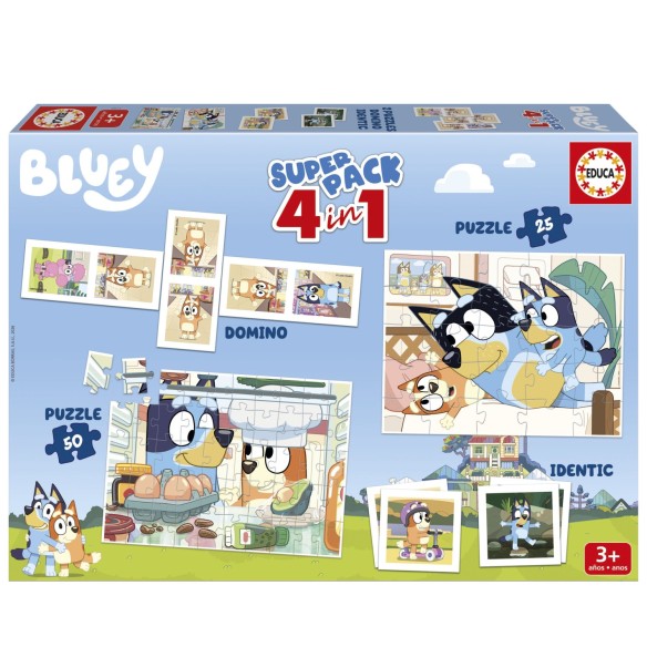 Superpack 4 in 1 Bluey